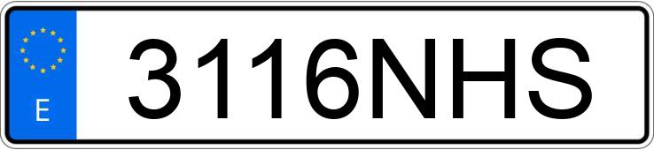 Numer rejestracyjny 3116NHS posiada BMW SERIE 1