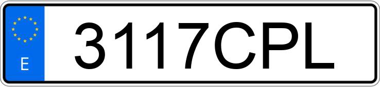 Numer rejestracyjny 3117CPL posiada LAND ROVER FREELANDER