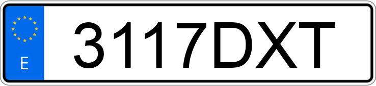 Numer rejestracyjny 3117DXT posiada OPEL ASTRA