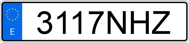 Numer rejestracyjny 3117NHZ posiada AUDI A3 35 TFSI