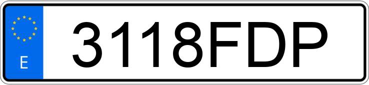 Numer rejestracyjny 3118FDP posiada NISSAN PRIMASTAR Numer rejestracyjny 3118FDP posiada NISSAN PRIMASTAR