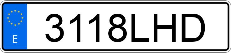 Numer rejestracyjny 3118LHD posiada FIAT TIPO Numer rejestracyjny 3118LHD posiada FIAT TIPO