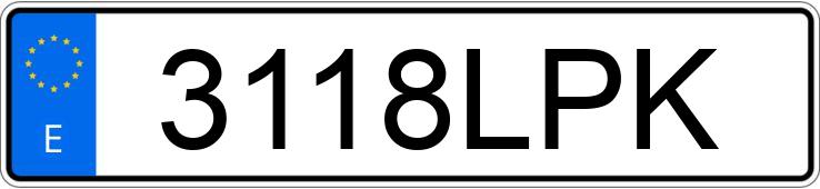 Numer rejestracyjny 3118LPK posiada DACIA DOKKER Numer rejestracyjny 3118LPK posiada DACIA DOKKER