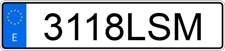 Numer rejestracyjny 3118LSM posiada AUDI Q8