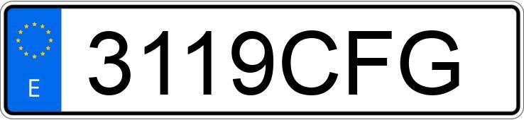 Numer rejestracyjny 3119CFG posiada RENAULT CLIO Numer rejestracyjny 3119CFG posiada RENAULT CLIO