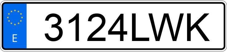 Numer rejestracyjny 3124LWK posiada AUDI Q4 Numer rejestracyjny 3124LWK posiada AUDI Q4
