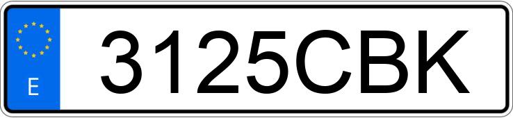 Numer rejestracyjny 3125CBK posiada SEAT IBIZA Numer rejestracyjny 3125CBK posiada SEAT IBIZA