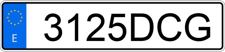 Numer rejestracyjny 3125DCG posiada FORD MONDEO