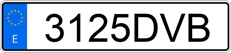 Numer rejestracyjny 3125DVB posiada FORD FOCUS