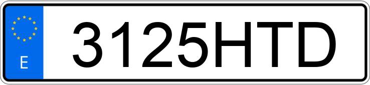 Numer rejestracyjny 3125HTD posiada TRIUMPH STREET TRIPLE