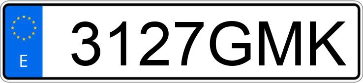 Numer rejestracyjny 3127GMK posiada SEAT IBIZA Numer rejestracyjny 3127GMK posiada SEAT IBIZA