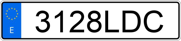 Numer rejestracyjny 3128LDC posiada RENAULT TRAFIC