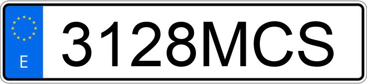 Numer rejestracyjny 3128MCS posiada AUDI A6