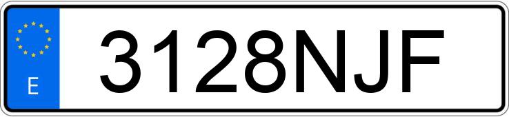 Numer rejestracyjny 3128NJF posiada ALFA ROMEO 159