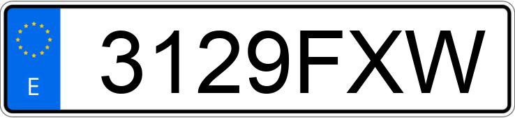 Numer rejestracyjny 3129FXW posiada VOLKSWAGEN PASSAT