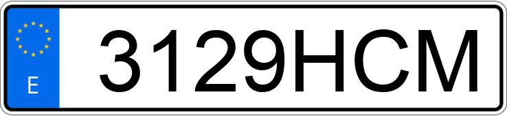 Numer rejestracyjny 3129HCM posiada SEAT ALHAMBRA