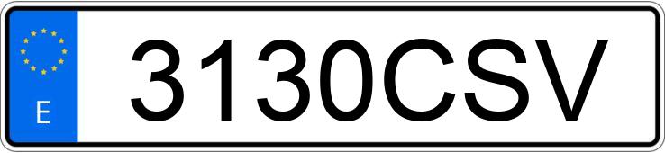 Numer rejestracyjny 3130CSV posiada SEAT LEON Numer rejestracyjny 3130CSV posiada SEAT LEON