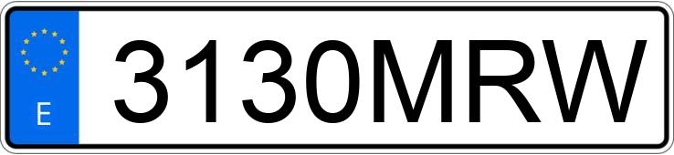 Numer rejestracyjny 3130MRW posiada AUDI A6