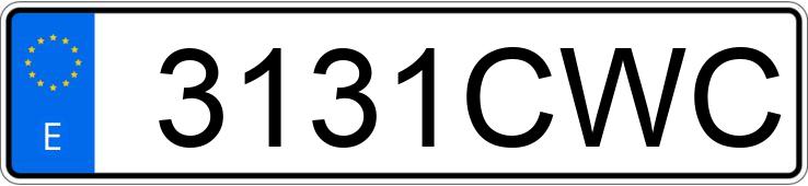 Numer rejestracyjny 3131CWC posiada HONDA SH MODE