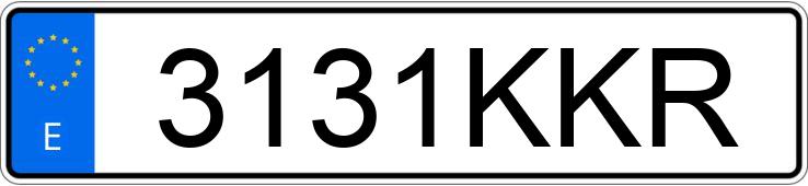 Numer rejestracyjny 3131KKR posiada PEUGEOT PARTNER Numer rejestracyjny 3131KKR posiada PEUGEOT PARTNER