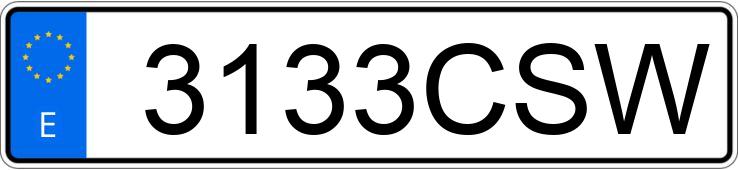 Numer rejestracyjny 3133CSW posiada DAEWOO KALOS Numer rejestracyjny 3133CSW posiada DAEWOO KALOS