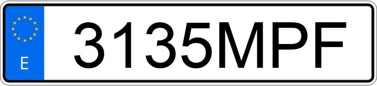 Numer rejestracyjny 3135MPF posiada NISSAN JUKE