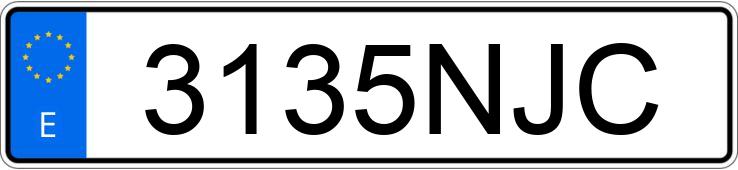 Numer rejestracyjny 3135NJC posiada AUDI A3 ALLSTREET