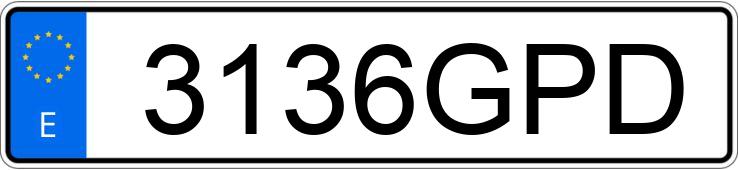 Numer rejestracyjny 3136GPD posiada CITROEN C2