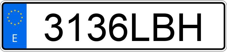 Numer rejestracyjny 3136LBH posiada AUDI A4