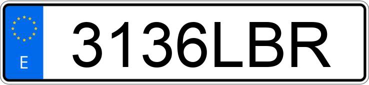 Numer rejestracyjny 3136LBR posiada SEAT IBIZA