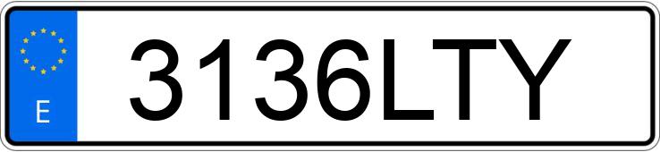 Numer rejestracyjny 3136LTY posiada VOLVO XC40