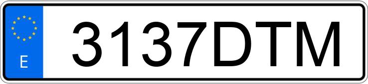 Numer rejestracyjny 3137DTM posiada SUBARU LEGACY