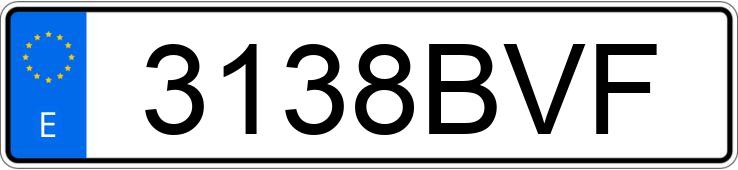 Numer rejestracyjny 3138BVF posiada RENAULT MEGANE Numer rejestracyjny 3138BVF posiada RENAULT MEGANE