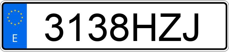 Numer rejestracyjny 3138HZJ posiada TOYOTA AURIS Numer rejestracyjny 3138HZJ posiada TOYOTA AURIS