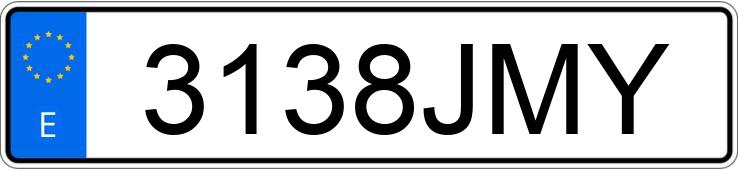 Numer rejestracyjny 3138JMY posiada FORD TOURNEO COURIER