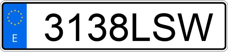 Numer rejestracyjny 3138LSW posiada MERCEDES A (177)