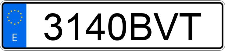 Numer rejestracyjny 3140BVT posiada SEAT LEON