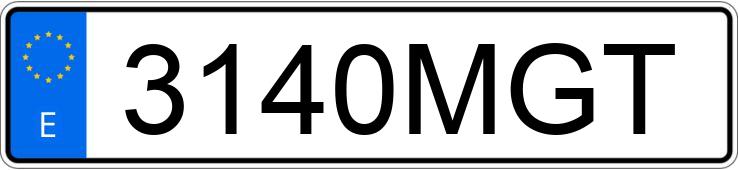 Numer rejestracyjny 3140MGT posiada AUDI E-TRON Numer rejestracyjny 3140MGT posiada AUDI E-TRON