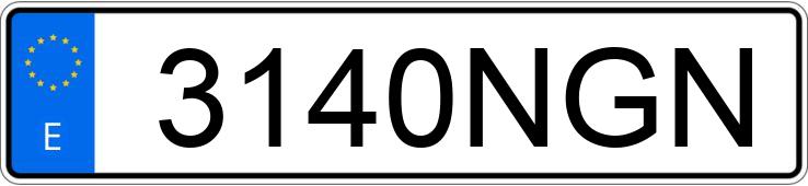 Numer rejestracyjny 3140NGN posiada JAC IEV7S Numer rejestracyjny 3140NGN posiada JAC IEV7S