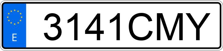 Numer rejestracyjny 3141CMY posiada RENAULT TRAFIC