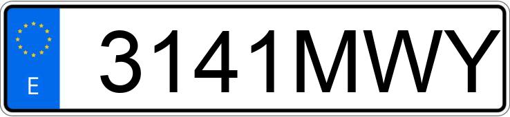 Numer rejestracyjny 3141MWY posiada MERCEDES GLA (247)