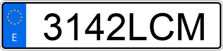 Numer rejestracyjny 3142LCM posiada BMW SERIE 5