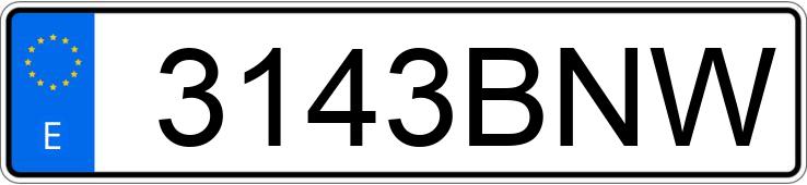 Numer rejestracyjny 3143BNW posiada OPEL ASTRA