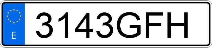 Numer rejestracyjny 3143GFH posiada SEAT LEON