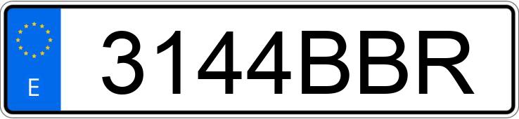 Numer rejestracyjny 3144BBR posiada SEAT IBIZA Numer rejestracyjny 3144BBR posiada SEAT IBIZA