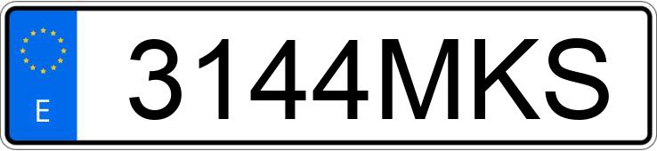 Numer rejestracyjny 3144MKS posiada SUZUKI VITARA