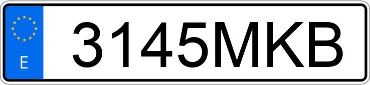 Numer rejestracyjny 3145MKB posiada VOLVO FE