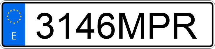 Numer rejestracyjny 3146MPR posiada VOLKSWAGEN CADDY