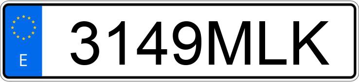 Numer rejestracyjny 3149MLK posiada FORD MUSTANG Numer rejestracyjny 3149MLK posiada FORD MUSTANG