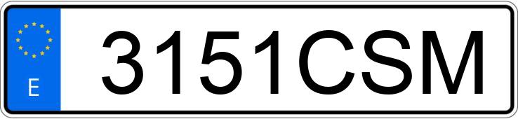 Numer rejestracyjny 3151CSM posiada CITROEN C3